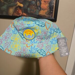 Disney Stitch Floral Bucket Hat adult size